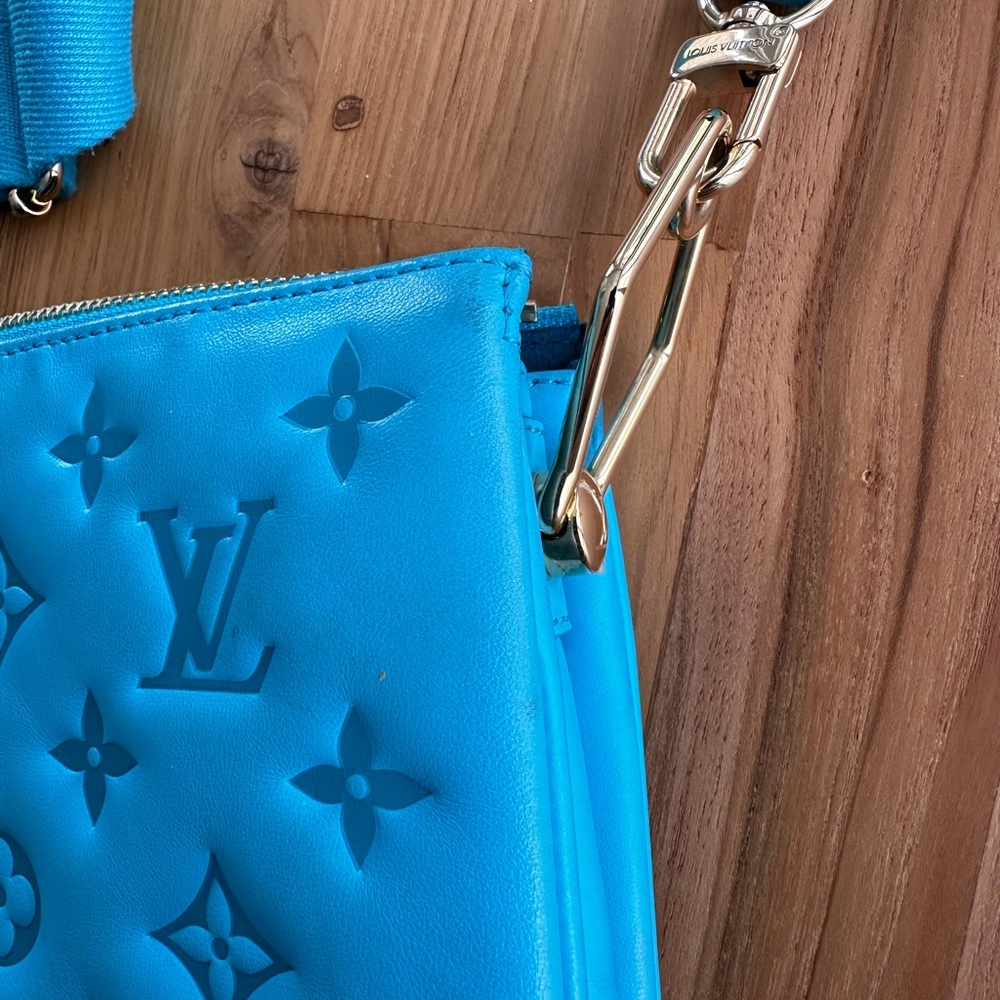 Louis Vuitton COUSSIN PM- ELECTRIC TURQUOISE BLUE - Picture 10 of 12